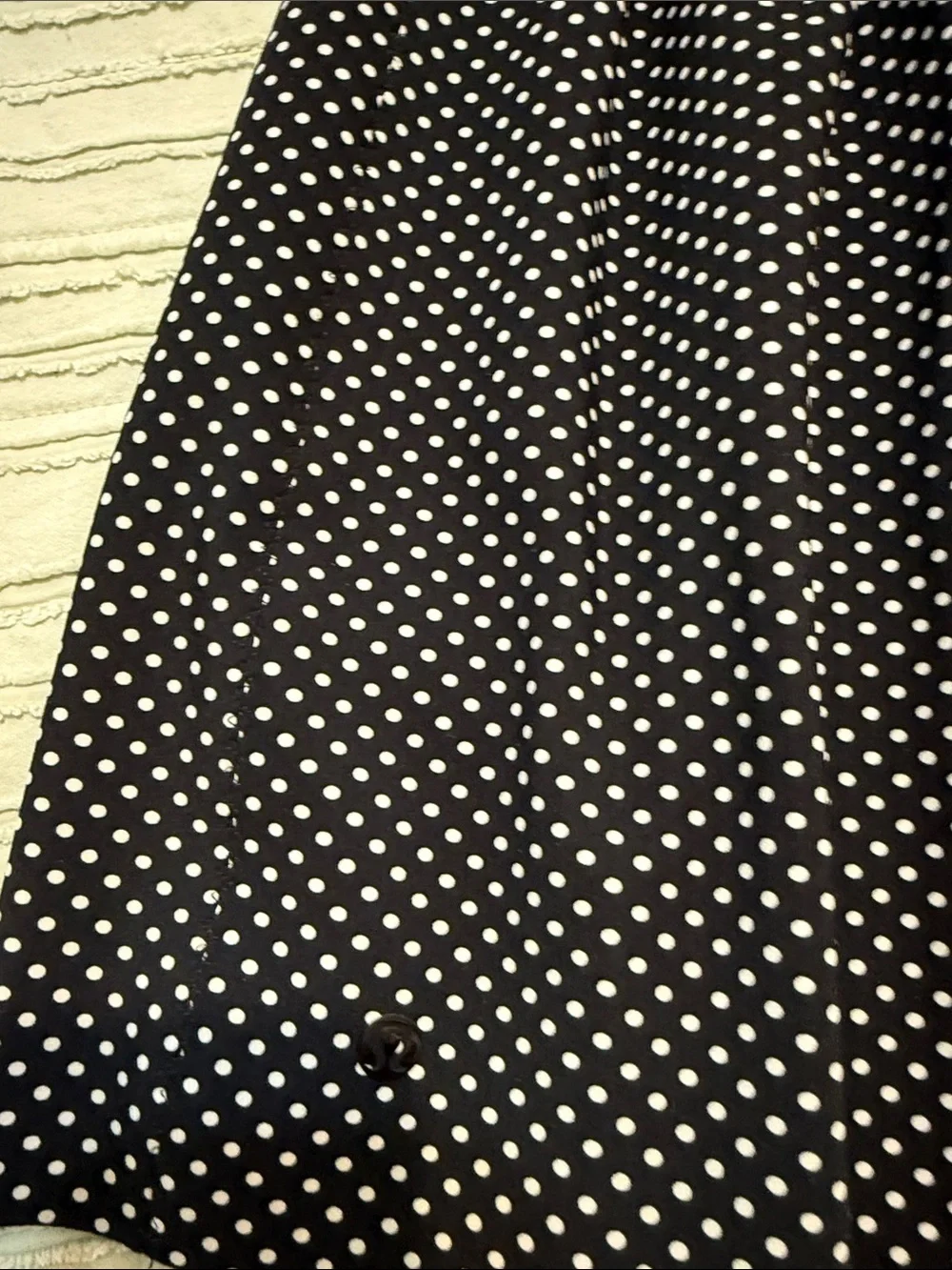 Lululemon black and white polka dot dress, size 4.